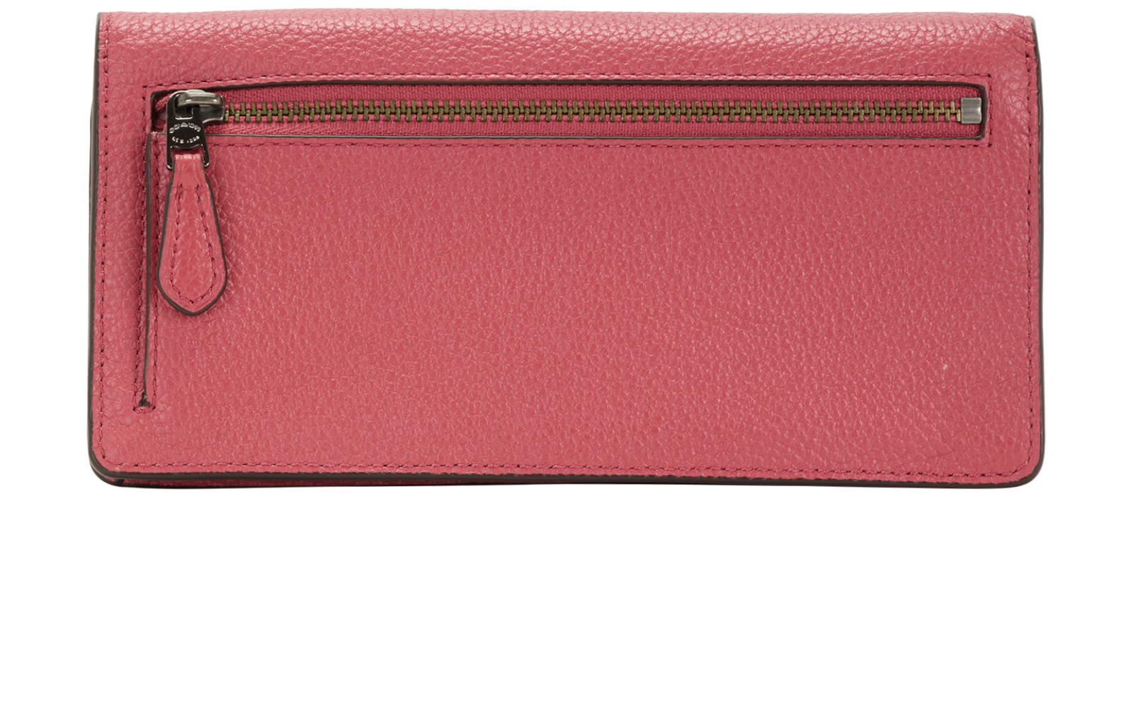 Coach Wristlet Long Wallet, &pound;90, Accessories, Pink, Leather, Back view